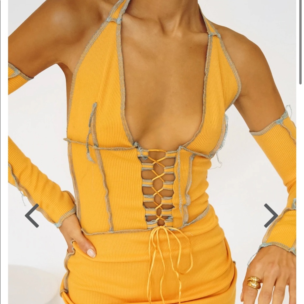 8 Birdies Lace-Up Dress - Picture 6 of 10